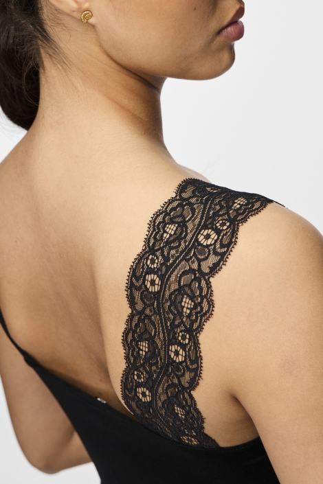 Pieces pcbarbera lace top noos